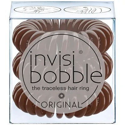 Invisi Bobble Pretzel Brown Traceless Hair Rings